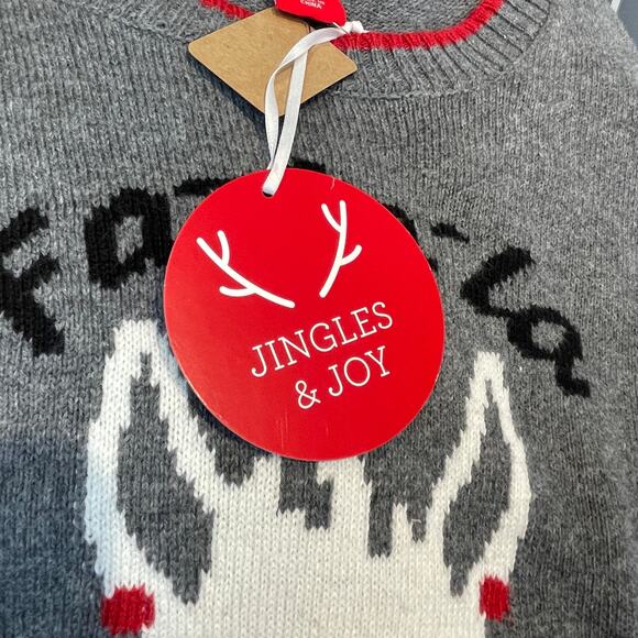 Jingles & Joy FA LA LA LLAMA! Adorable Ugly Christmas Sweater Size Large - Picture 4 of 5